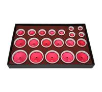 Ensemble de presses pour boîtiers de montres, 20 pièces, kit d’outils d’inserts de lunette en alliage d’aluminium pour la réparation de montres et le remplacement de piles, ensembl