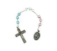 Ensemble de prière Saint Chaplet | Livré avec chaplet, carte de prière et instructions de prière | Un excellent cadeau pour toute personne | Cadeaux chrétiens