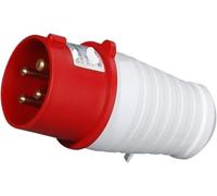 Ensemble de prise industrielle étanche 1 pièce - Prise encastrée inclinée 16 A/32 A - Connecteurs mâle et femelle for usage industriel(4p16a Ip44 Gp014)