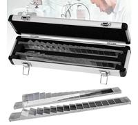 Ensemble de prismes ophtalmiques optiques, barres de prisme horizontales et verticales avec étui en aluminium pour l'enseignement scientifique et la recherche optique