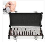 Ensemble De Prismes Ophtalmiques Optiques, Kit De Prismes Ophtalmiques Avec Lentille 22 Pièces, Dioptries 0,5/1 À 50 - Boîtier En Aluminium Pour Une Large Gamme De Paramètres, Y Compris Les Magasins D