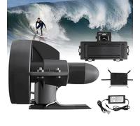 Ensemble de propulsion sous-marine motorisée électrique, puissance de 288 W, vitesse maximale de 5 km/h, kit de planche de surf rechargeable alimenté par jet pour kayak, pêche, bateau, planche à