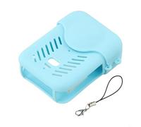 Ensemble de protection améliorée en silicone pour DJI Osmo360 avec ajustement profilé et cordon attaché pour une utilisation en extérieur (bleu)