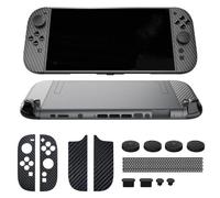 Ensemble de Protection Anti-poussière pour Console de Jeu Switch 2, Kit d'Autocollants de Protection pour Manettes de Jeu, Bouchons Anti-poussière en Silicone, Filet Anti-poussière, Capuchons pour Joy