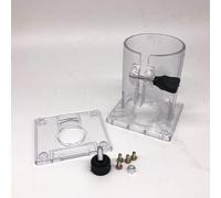 Ensemble de protection de base en plastique transparent pour systèmes de toupie de débroussailleuse utilisés avec les processus de coupe de bande de bord 3701 et 3703 pouces