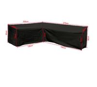 Ensemble De Protection De Canapé Imperméable En Forme De V,Coin De Jardin,Patio,Housse De Meubles De Canapé D'angle En Rotin - Type 200x270x82cm
