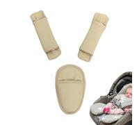 Ensemble de protection de ceinture de sécurité pour, protection des épaules de ceinture de sécurité pour - Ceinture de sécurité Épaulettes en cuir Housse de ceinture de sécurité | Coussinets de sangl