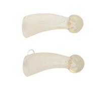 Ensemble de Protection de Corne de Vache en Silicone, Housse de Protection Flexible Anti- pour Bovins, pour Vaches Adultes, 1 Paire