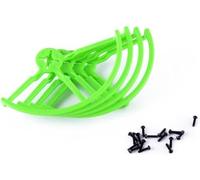 Ensemble de protection d'hélice universel Compatible avec Quadcopter Racer QAV250 210 180, comprend des protections de pare-chocs de 4 pouces et 5 pouces compatibles avec les accessoires noirs de 4 po