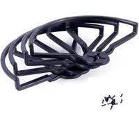 Ensemble de protection d'hélice universel Compatible avec Quadcopter Racer QAV250 210 180, comprend des protections de pare-chocs de 4 pouces et 5 pouces compatibles avec les accessoires noirs de 4 po