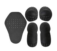 Ensemble De Protection Motocross Composé, Protection Dorsale Coude Épaule pour Moto - 5 Éléments Amovibles en EVA, Protège-épaules, Coudières Et Dorsale, pour Riders Professionnels