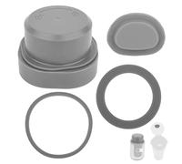 Ensemble de Protection pour Lames et Couvercle Récipient pour Ninja Blast Mixeur Portable Séries BC100/BC151, Pièces Rechange Silicone Plastique Étanches et Compatibles Lave-Vaisselle (Gris)