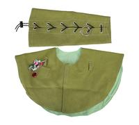 Ensemble de protection pour perroquets avec cape et bras pour les amateurs d'oiseaux avec deux anneaux pour suspendre des jouets et des perroquets