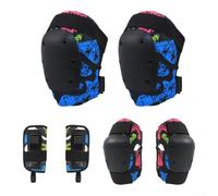 Ensemble de protège-poignets en polyéthylène rigide pour le ski | Coque rigide en polyéthylène, doublure en mousse EVA, absorption des chocs, genou, coude, poignet, ski, snowboard, chutes