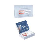 Ensemble de prothèse en silicone, ensemble de prothèses dentaires en silicone, ensemble de prothèses dentaires en silicone, bouche complète, ensemble de fausses dents, dents en haut et en bas, kit de
