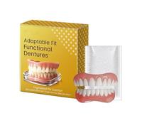 Ensemble de prothèses dentaires en silicone, confortables et malléables, doux et confortables, prothèses temporaires à faire soi-même à la maison en quelques minutes, réparez votre sourire