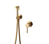 Ensemble de pulvérisation Bidet chaud et froid dissimulé, salle bains, pulvérisateur à main en laiton doré, robinet mitigeur toilette Pour Soins