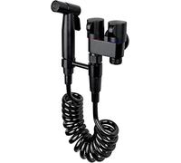 Ensemble de pulvérisation toilettesPulvérisateur for toilettes, pulvérisateur en acier inoxydable, fixation haute pression for , jet mural for hygiène personnelle, kit douche avec ressort H 3 m