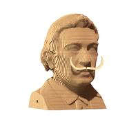 Ensemble de Puzzle 3D CARTONIC - Dali - Puzzle 3D en Carton - Le Carton se transforme en Une Figure en Relief - Tous Les âges - 140 Piece Cardboard 3D Jigsaw Puzzle