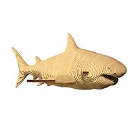 Ensemble de Puzzle 3D CARTONIC - Requin - Puzzle 3D en Carton - Le Carton se transforme en Une Figure en Relief Shark Age 14 + 85 Piece Cardboard 3D Jigsaw Puzzle