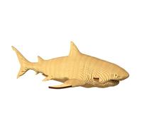 Ensemble de Puzzle 3D CARTONIC - Requin - Puzzle 3D en Carton - Le Carton se transforme en Une Figure en Relief Shark Age 14 + 85 Piece Cardboard 3D Jigsaw Puzzle