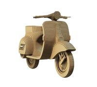 Ensemble de Puzzle 3D CARTONIC - Scooter - Puzzle 3D en Carton - Le Carton se transforme en Une Figure en Relief - Tous Les âges - 75 Piece Cardboard 3D Jigsaw Puzzle