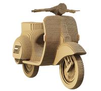 Ensemble de Puzzle 3D CARTONIC - Scooter - Puzzle 3D en Carton - Le Carton se transforme en Une Figure en Relief - Tous Les âges - 75 Piece Cardboard 3D Jigsaw Puzzle