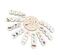 Ensemble de puzzle de cycle de vie - Tableau de tri de puzzle en bois, jouets d'apprentissage des sciences naturelles | Outil éducatif de cours de biologie, activité préscolaire, jeu de série