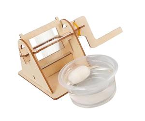 Ensemble de puzzle en bois sur le cycle de du ver à soie, | Apprentissage des sciences de l ' éducation et motricité fine, activité de développement cognitif préscolaire