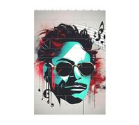 Ensemble de puzzle en brique artistique à faire soi-même - 37 pièces - Motif note de musique - Décoration de bureau