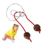 Ensemble de puzzle en métal - Ensemble de casse-tête en fil métallue 8 pièces - Jeu de verrouillage de déverrouillage de fer portable, jouets éducatifs Puzzles d'flexibles, réutilisables