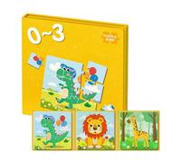 Ensemble de Puzzle magnétique, Jouet d'apprentissage préscolaire Portable, Puzzle de Voyage de Dessin animé | Jeu d'activité magnétique éducatif pour, garçons et Filles, Jeu de développement d