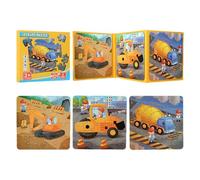 Ensemble de puzzle pour tout-petits - Jeu magnétique de scènes de ferme, plateau de jouets éducatifs interactif, boîte de rangement réutilisable, outil de développement de la pensée créative, parfait