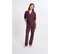 Ensemble de pyjama 2 pièces à carreaux en coton flanelle - Malmo - M - Red - Femme - Etam