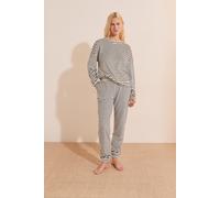 Ensemble de pyjama 2 pièces à rayures - Raven - M - Marine - Femme - Etam