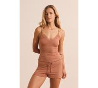 Ensemble de pyjama 2 pièces avec détails en dentelle - Nettie - XL - Potiron - Femme - Etam