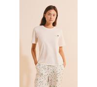 Ensemble de pyjama 2 pièces avec motifs trèfle en coton - Malo Spe - M - Blanc - Femme - Etam
