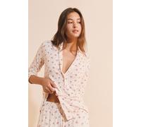 Ensemble de pyjama 2 pièces manches longues - Ludvika - L - Ecru - Femme - Etam