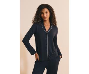 Ensemble de pyjama 2 pièces manches longues - Ludvika - M - Marine - Femme - Etam