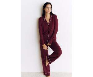 Ensemble de pyjama 2 pièces manches longues - Ludvika - S - Grenat - Femme - Etam