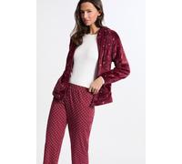 Ensemble de pyjama 3 pièces à motifs avec coton - Monero - M - Grenat - Femme - Etam