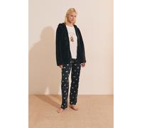 Ensemble de pyjama 3 pièces à motifs chiens - Ruby - L - Marine - Femme - Etam