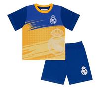 Ensemble de pyjama court de football Real Madrid CF, bleu, 5-6 ans