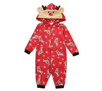 Ensemble de pyjama de Noël familial pour homme et femme avec lettres imprimées - Pyjama assorti confortable pour elle et lui - Motif dessin animé mignon - Pour garçons et filles - 3 ans - 4 ans - 439