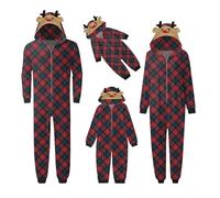 Ensemble de pyjama de Noël familial pour homme et femme - Imprimé élan et flocon de neige - Pyjama de Noël assorti pour enfants - Pyjama confortable pour elle et lui - Motif dessin animé mignon