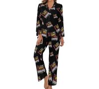 Ensemble de Pyjama Fantaisie à Manches Longues pour Femme « I Love Hate Running »