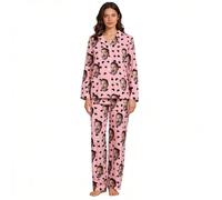 Ensemble de pyjama personnalisé pour femme avec photo - Impression personnalisable de famille et d'animaux domestiques, manches longues en soie de lait brossé doux, parfait pour la fête des mères, les