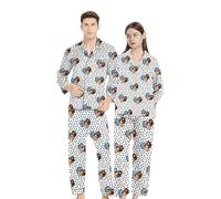 Ensemble de Pyjama Personnalisé pour Hommes avec Visage Photo, Ensembles de Pyjama de vêtements de détente avec Photo Personnalisée, Cadeaux amusants Personnalisés pour Hommes, Petit ami, Mari, L