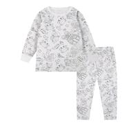 Ensemble de pyjama pour enfants - Peint à la main - Pyjama coloré pour garçons et filles - Pyjama amusant de Noël à colorier pour enfants - Graffiti créatif - Peut jouer avec et porter 2 vêtements de