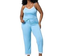 Ensemble de pyjama pour femme en coton - Bonne coupe - Coton chaud - À carreaux - Pyjama - Ensemble de vêtements de nuit doux et chaud - Avec sweat-shirt - Vêtement de nuit - Vêtement de détente doux